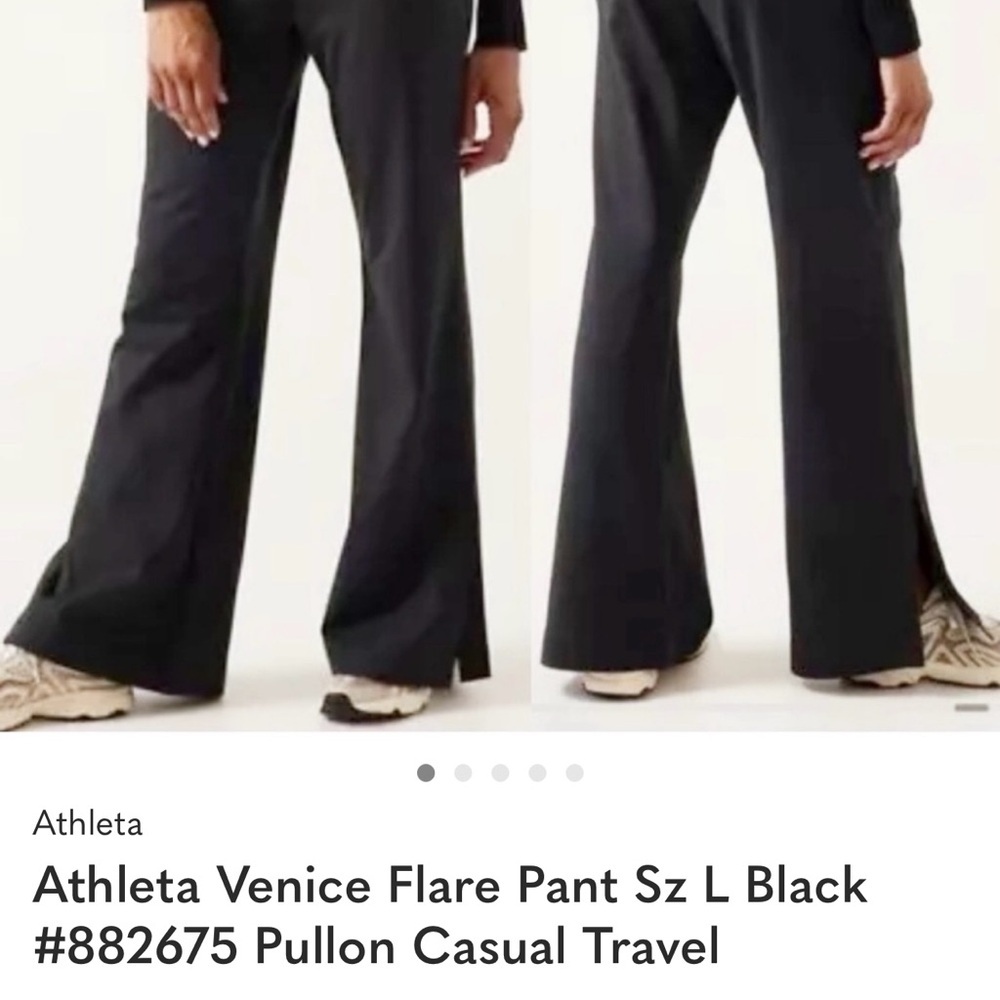 Athleta Black Venice Flare Pants